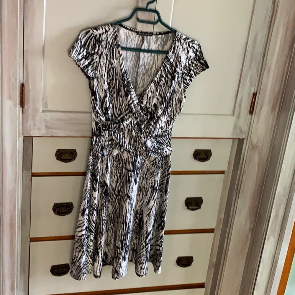 Faux wrap dress